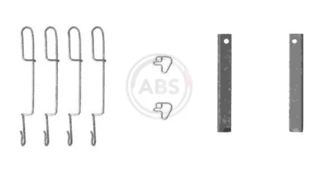 Ремкомплект гальмiвних колодок A.B.S. 1280Q