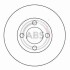 Тормозной диск задн. Audi 100/80 (82-00) A.B.S. 15749 (фото 2)