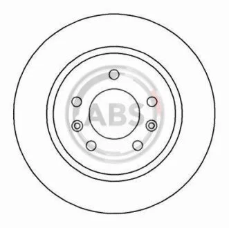 Диск гальмівний A.B.S. 15982