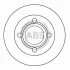Тормозной диск задн. Audi 100 (82-91) A.B.S. 16068 (фото 1)