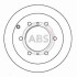 Тормозной диск задн. Challenger/Galloper/L400/Pajero (95-12) A.B.S. 16471 (фото 1)