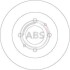 Тормозной диск задн. Carisma/Colt/Iswara/Lancer (91-21) A.B.S. 16476 (фото 1)