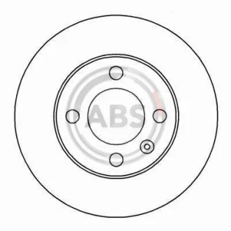 Диск гальмівний SEAT/VW AROSA/LUPO/POLO передн. вен A.B.S. 16541