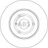 Тормозной диск пер. Fortwo/Roadster/Cabrio/City Coupe/Crossblade 98-07 A.B.S. 17161 (фото 2)