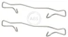 Комплектующие, колодки дискового тормоза A.B.S. 1755Q (фото 1)