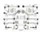К-кт важелів перед. підвіски Audi A4/A6/Superb/Passat B5 (з товстим пальцем) A.B.S. 219900
