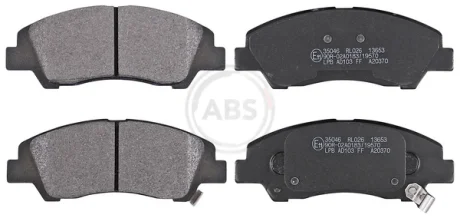 Гальмівні колодки пер. Hyundai i10 1.0-1.2 13- A.B.S. 35046