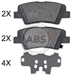 Гальмівні колодки зад. Tucson 15-/Sportage 16- A.B.S. 35133