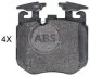 Колодки гальмівні дискові A.B.S. 35144 (фото 1)