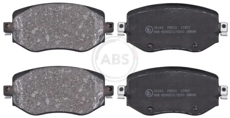 Гальмівні колодки пер. Renault Megane IV 15- (LUCAS/TRW) A.B.S. 35164