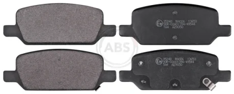 Гальмівні колодки зад. TESLA MODEL 3 17- (BREMBO) A.B.S. 35248