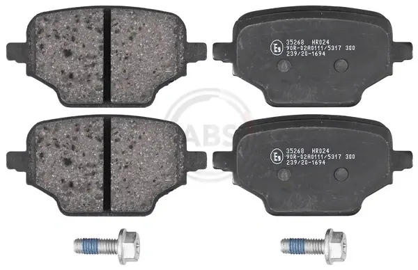 Гальмівні колодки зад. BERLINGO/PARTNER/COMBO E 1.5-1.6 18- (LUCAS/TRW) A.B.S. 35268 (фото 1)