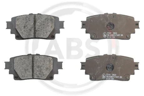 Гальмівні колодки зад. Lexus NX 21-/RX 23- /Toyota Rav4 19- (Akebono) A.B.S. 35349
