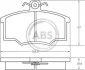 Тормозные колодки пер. Audi 100/80 (80-91) A.B.S. 36138 (фото 1)