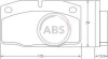 Тормозные колодки пер. Astra/Combo/Corsa/Kadett/Nova (75-01) A.B.S. 36145 (фото 1)