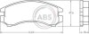 Комплект гальмівних колодок A.B.S. 36611 (фото 1)