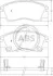 Тормозные колодки пер. Galloper/L200/L300/Lancer/Pajero (87-13) A.B.S. 36648 (фото 1)