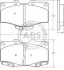 Тормозные колодки пер. Cruiser/Hilux/4 Runner/Taro 89- (SUMITOMO) A.B.S. 36724 (фото 1)