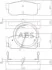 Тормозные колодки зад. Nissan Almera 95-00/Maxima 00-03 A.B.S. 36742 (фото 1)