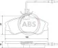 Тормозные колодки пер. Berlingo/Partner 96-01 (Lucas) (з датчиком) A.B.S. 37016 (фото 1)