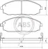 Тормозные колодки перед. Hyundai H-1 97-07 A.B.S. 37130 (фото 1)