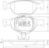 Гальмівні колодки пер. PUNTO (188_) 99-06 A.B.S. 37132 (фото 1)