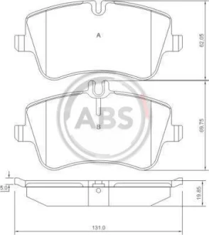Колодки гальмівні A.B.S. 37165