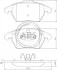 Тормозные колодки пер. Citroen C4/Peugeot 207/208/307/308/Jetta IV 07- A.B.S. 37429 (фото 1)
