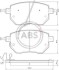 Гальмівні колодки пер. Navara 05- (Akebono) A.B.S. 37504 (фото 1)
