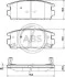 Гальмівні колодки зад. Chevrolet Captiva 06- (akebono) A.B.S. 37583 (фото 1)