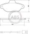 Тормозные колодки пер. Volt/500/Panda/KA 07- A.B.S. 37595 (фото 1)