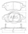Гальмівні колодки пер. Toyota Auris 07-12 (bosch) (136,7x57,9x19,2) A.B.S. 37620 (фото 1)
