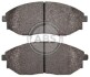 Тормозные колодки пер. Chevrolet Epica 05- (sumitomo) (144x56.5x17) A.B.S. 37699 (фото 1)