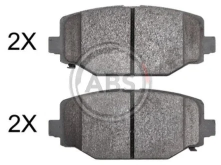 Тормозные колодки задн. Fiat Freemont 11-/Dodge Caravan 08- A.B.S. 37924