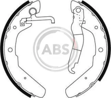 Тормозные колодки зад. Transporter/Multivan/Vanagon/Caravelle/Campmobile 79-92 A.B.S. 8801