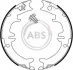 Колодки ручного гальма Lexus RX/IS/GS 93-08, Avensis/Previa/Rav4 90-06 A.B.S. 9114 (фото 1)