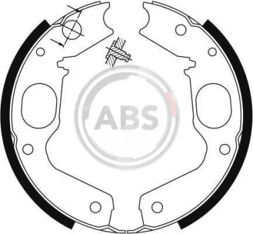 Тормозные колодки зад. MITSUBISHI L400 95-00/PAJERO 98- A.B.S. 9115