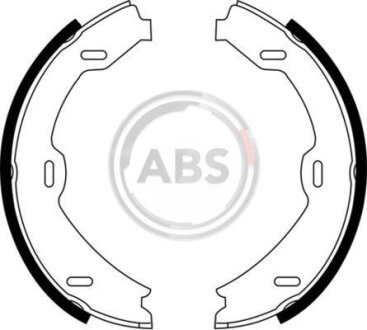 Колодки гальмівні барабанні A.B.S. 9140