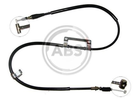 Трос ручного тормоза зад. Xedos/626/MX6 92- Л. A.B.S. K11247