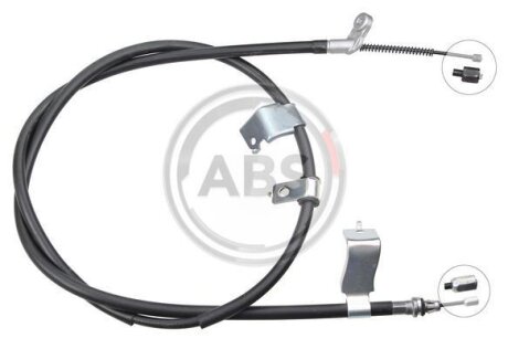 Трос ручного гальма зад. NISSAN QASHQAI 07- Л. A.B.S. K18949