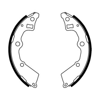 Тормозные колодки, барабанные ABE C00321ABE