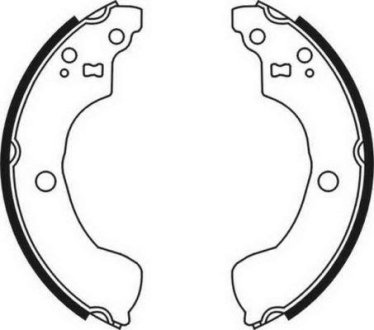 Тормозные колодки, барабанные ABE C01051ABE