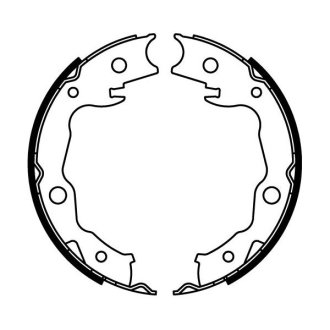 Тормозные колодки, барабанные ABE C01063ABE