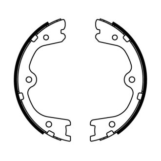 Тормозные колодки, барабанные ABE C01064ABE