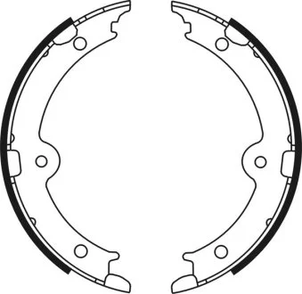 Тормозные колодки, барабанные ABE C02087ABE