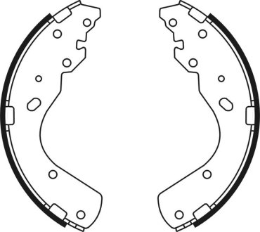 Тормозные колодки, барабанные ABE C03044ABE