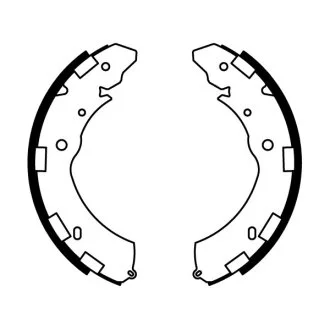 Тормозные колодки, барабанные ABE C05060ABE