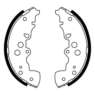 Тормозные колодки, барабанные ABE C08023ABE