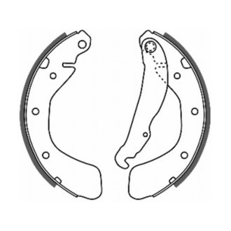 Тормозные колодки, барабанные ABE C0X008ABE