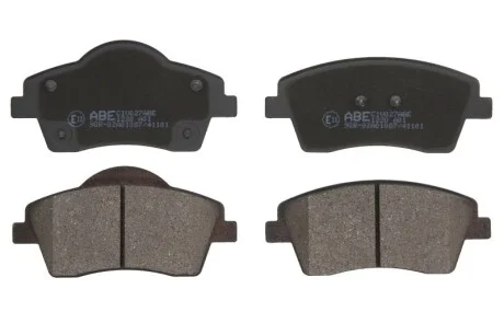 Тормозные колодки, дисковые ABE C1V027ABE